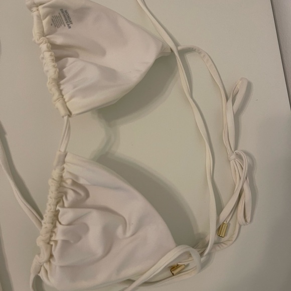 Monday swimwear Palma top and bottom 
Size small 
color is ivory - Picture 4 of 8